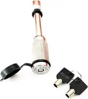 5/8Inch Locking Hitch Pin with Keys and Cover Truck Trailer Receiver Security