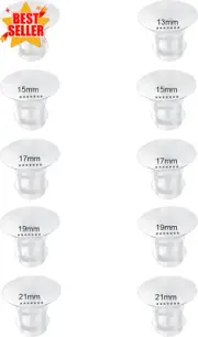 10Pc Flange Inserts 13-21mm - Compatible with Momcozy S12/S9 Pro Breast Pump