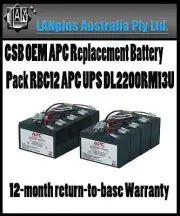 CSB OEM APC Replacement Battery Pack RBC12 4 SU2200RM3U 3000 5000 UPS SU3000RM3U
