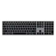 Satechi Slim X3 Bluetooth Backlit Keyboard for iPhone 12/iPad Air/Mac Space Grey