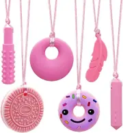 Silicone Chew Necklace for Sensory Support in Children with Autism and ADHD