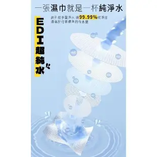 【Piyo Piyo 黃色小鴨】嬰兒濕紙巾(80抽12包 EDI純水 加蓋不連抽 加厚不易破 寶寶濕巾 台灣製)