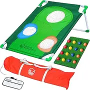GoSports BattleChip Backyard Golf Cornhole Game - Fun New Golf Game for All Ages & Abilities