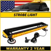 54 LED Emergency Bar Light Strobe Warning Light Amber/White FOR ATV POC RZR SUV