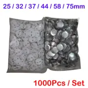 1000pcs 25mm-75mm Blank Badge Parts Button Supplies for Badge Maker Machine DIY
