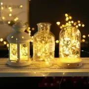 LIGHTSMAX 100 LED Solar Lights (Warm White) for Patio, Garden, Wedding, Parties