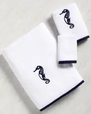 Montague & Capulet Seahorse 3pc Towel Set