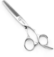 Hair Thinning Scissors 5.75 Inch Hair Shears Professional Barber Hair Scissors Sharp Hair Thinning Shears Convex Razor Edge 440c Barber Shears KINSARO for Hairdresser Barbershop or Home Use