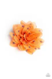 Paparazzi: Dot Dot Dot - Orange Hair Clip