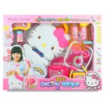 HELLO KITTY 凱蒂貓 KT造型手提盒醫護組 外出攜帶方便 家家酒玩具