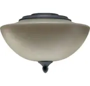 Quorum 2386-9144 Salon 11.75" 2-Light Ceiling Fan Light Kit in Toasted Sienna