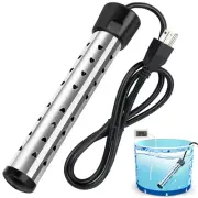 2000W Immersion Water Heater, Portable Water Heater Electric with 304 Stainless