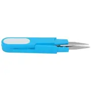 (Dark Blue)Safety Trimmer Crossstitch Clipper Snip Thread Cutter U Shape