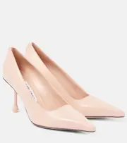 [Jimmy Choo] Jimmy Choo Ixia 80 leather pumps AU 6.5 pink
