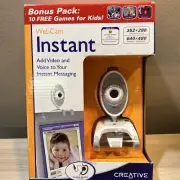 Creative labs Webcam instant w/headset new in box B20