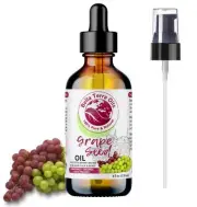 Organic Grape Seed Oil - 4oz | Cold-Pressed Oil for Skincare, Haircare & Culinar