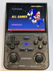 K36 Retro Handheld Video Game Console 16000+ Retro Games Emulator 3.5 in - Black