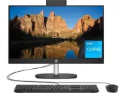 HP 23.8 inch All-in-One Desktop PC, FHD Display, Intel Core i3-N300, 8 GB RAM,