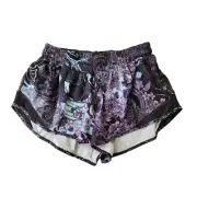 Lululemon Hotty Hot Short II *2.5" Memoir Multi Purple Black 6 EUC