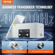 22L Ultrasonic Cleaner with Heater Timer & Basket Digital Sonic Machine