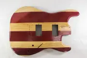 Butcher Block HxH Hardtail guitar body - fits Fender Strat necks J1223