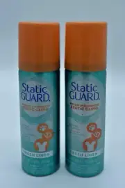 2 Static Guard Fresh Linen Scent Eliminates Static Cling 1.4 Ounce