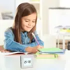 DIY Time Management Pomodoro Timer Creative Square Alarm Clock for Students
