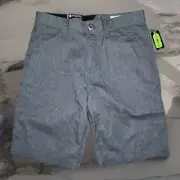 Volcom Mens Frickin Repreve Modern Regular Straight Gray Chino Shorts Sz 30 NWT
