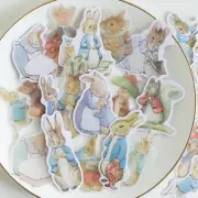 Beatrix Potter Stickers Junk Journal, Decorative Stickers Peter Rabbit 40 Pcs