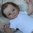 Lifelike Handmade Realistic Reborn Baby Dolls 19" Real Newborn Doll Xmas Gift