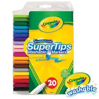 在飛比找蝦皮商城優惠-Crayola可水洗細桿彩色筆/20色 eslite誠品