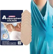 Underarm Sweat Pads - 12 Sweat-Absorbing Patch Anti Sweating Pads | Underarm Sweat Pads For Women | Non Visible Armpit Sweat Patches, Breathable Underarm Sweat Patches For Armpit