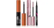 MAYBELLINE NEW YORK Make-Up Set set at a reduced price for eyes and eyebrows Medium brown 3 pieces