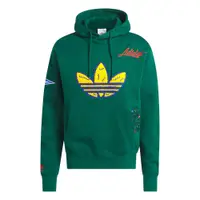 在飛比找蝦皮商城優惠-Adidas C Badge Hoody 男 綠色 休閒 三