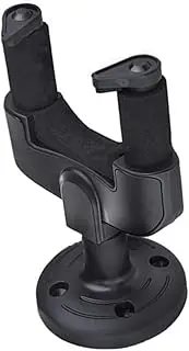 ibasenice 2pcs Guitar Wall Hooks Detachable Rack Holder Black Safe Display for Acoustic Electric Bass Guitars Sponge Buffering for Easy Installation Space-saving Design
