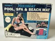 Vintage 1996 Poolmaster Poolsiders Spa Beach Mat Float 48"x26" - Burgundy