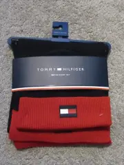 Tommy Hilfiger Mens 2 Pc. Winter Beanie Hat + Scarf Set