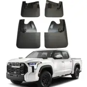 Mud flaps Mudguards Fenders Splash Guards Black Fits for Toyota Tundra 2022 2023