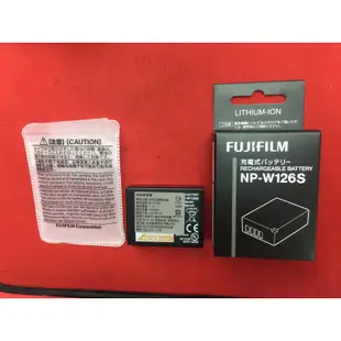 Fujifilm NP-W126S 【宇利攝影器材】 原廠電池 盒裝 X100VI XT30II 適用 恆昶公司貨