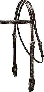 Tahoe Tack USA Leather Leaf Tooled Western Browband Headstall