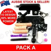 Sex Machine Fucking Thrusting Adult Male & Female Dildo Toys V2 UPGRADE Pack A