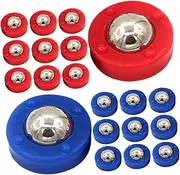 TOBBOMEY Tabletop Shuffleboard Roller Set 20pcs Mini Bead Game Parts Shuffleboard Puck Accessories Curling Equipment