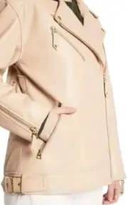 NWT RRP $990 Sass & Bide HEAR ME ROAR Leather Biker Jacket Size 40 10 FREE POST