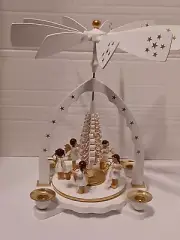 German Christmas Pyramide (White Angels)