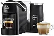 Lavazza, A Modo Mio Jolie & Milk Coffee Machine, Coffee Capsule Machine with Integrated Milk Frother and Removable Grid, Compatible with A Modo Mio Coffee Pods, 1250 W, 220–240 V, 50–60 Hz, Black