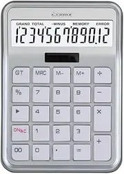 [Comix] Calculator 12 Digits,Calculator for Office/School/Home, C-8S (Silver)