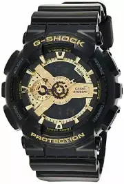 Casio Men's Analogue/Digital Quartz Watch with Resin Strap GA-110GB-1AER