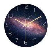 CC021 Creative Starry Pattern Wall Clock Mute Wall Clock Quartz Wall Clock For Home Office Decorations