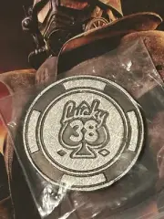 Fallout New Vegas Lucky 38 Platinum Chip In .999 Silver 32 Grams Free Shipping !
