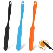 3Pcs Silicone Jar Spatula Heat Resistant Non-Stick Jam Spreader for Kitchen Cake